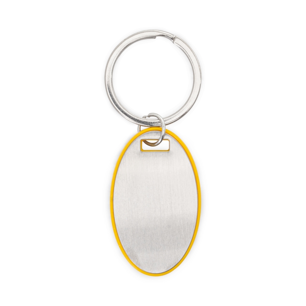 CHAVEIRO OVAL PLASTICO/METAL - Imagem 6