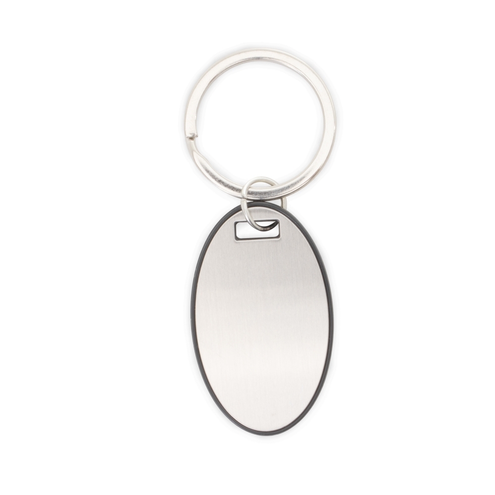 CHAVEIRO OVAL PLASTICO/METAL - Imagem 5
