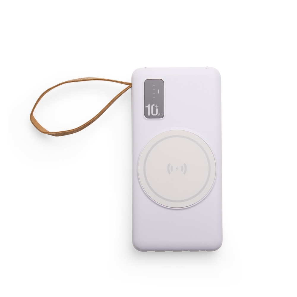 POWER BANK 10.000MAH COM CARREGAMENTO VIA INDUÇÃO OU VIA CABO - Imagem 3