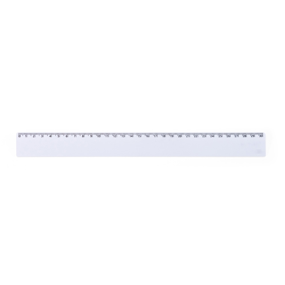 RÉGUA PLÁSTICA 30CM - Imagem 1